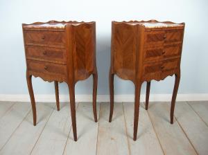 Pair of bedside Cabinets Louis XV Style